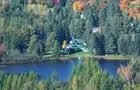 Gîte vu du Mont-Sauvage