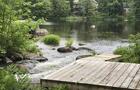Plateforme près du lac