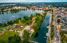 Vue aérienne du parc Delpha-Sauvé&nbsp;&nbsp;&nbsp;&copy; Ville de Salaberry-de-Valleyfield