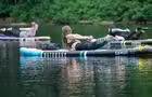 Yoga sur l'eau Yogi Nomade&nbsp;&nbsp;&nbsp;&copy; Yogi Nomade