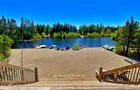 Le Bercail - Plage privée avec accès au lac&nbsp;&nbsp;&nbsp;&copy; Au Chalet en Bois Rond