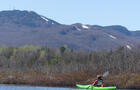 Kayak et vue sur Orford&nbsp;&nbsp;&nbsp;&copy; G.Duquette