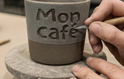 Façonnage Gobelet - handmade tumbler&nbsp;&nbsp;&nbsp;&copy; Tour Potier Studio Céramique