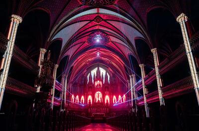 The AURA experience at the Notre-Dame Basilica in Montreal