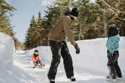 Sentier de patin en forêt de la Bleuetière Goulet