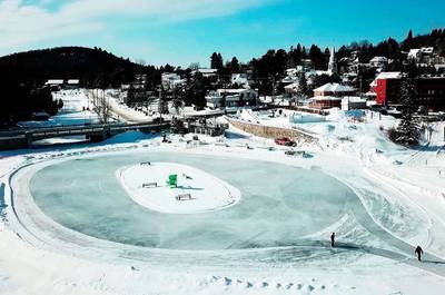 Patinoire du lac Masson