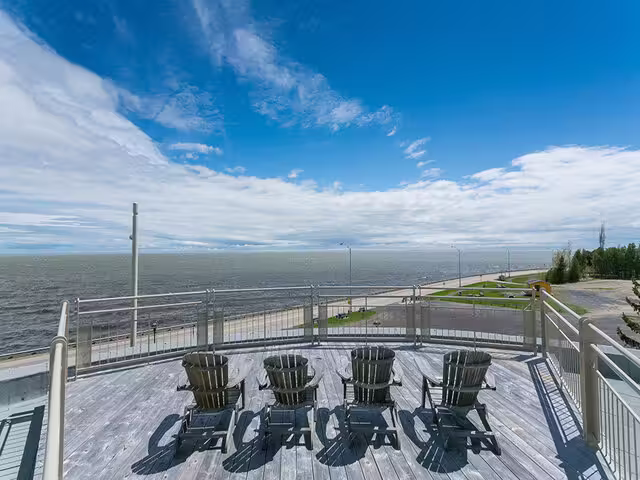 Terrasse sur toit&nbsp;&nbsp;&nbsp;&copy; Musée de Charlevoix