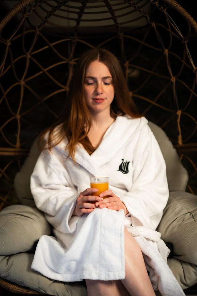 Scandinave Spa Vieux-Montréal - Service de jus frais&nbsp;&nbsp;&nbsp;&copy; J.Bordeleau
