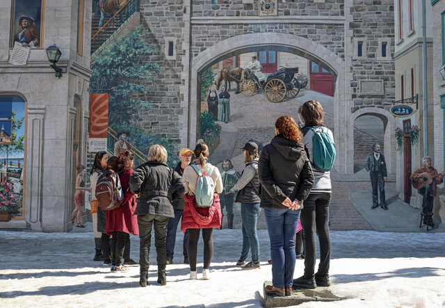 Fresque des Québécois&nbsp;&nbsp;&nbsp;&copy; M.Sirois
