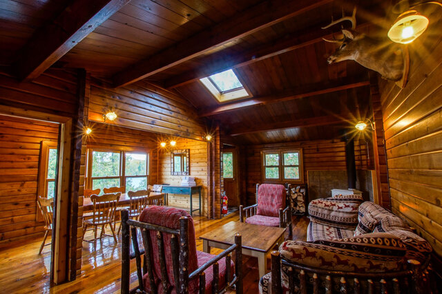 Hébergement chalet, Laurentides&nbsp;&nbsp;&nbsp;&copy; Kenauk Nature