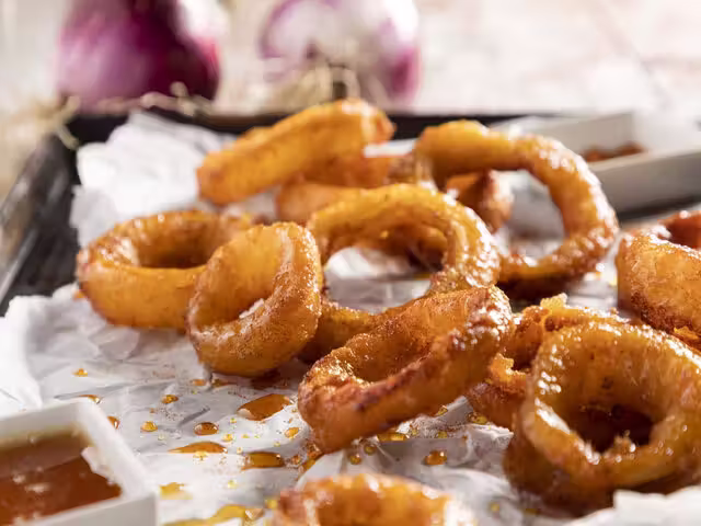 Oignons frits au caramel de Chipie&nbsp;&nbsp;&nbsp;&copy; Archibald
