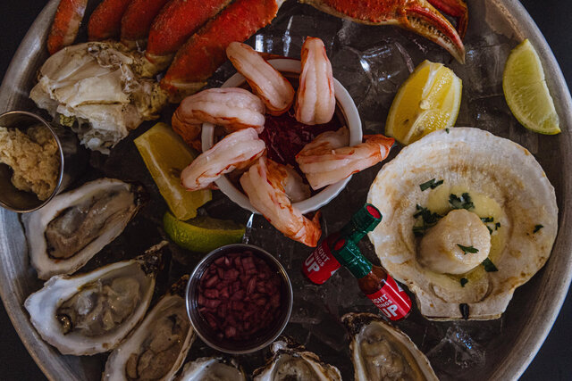 Méchant Boeuf - Plateau de fruits de mer&nbsp;&nbsp;&nbsp;&copy; Corner Collection
