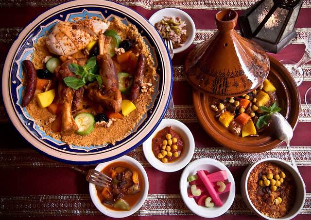 Menthe et Couscous - Couscous royal et tajine&nbsp;&nbsp;&nbsp;&copy; Menthe et Couscous