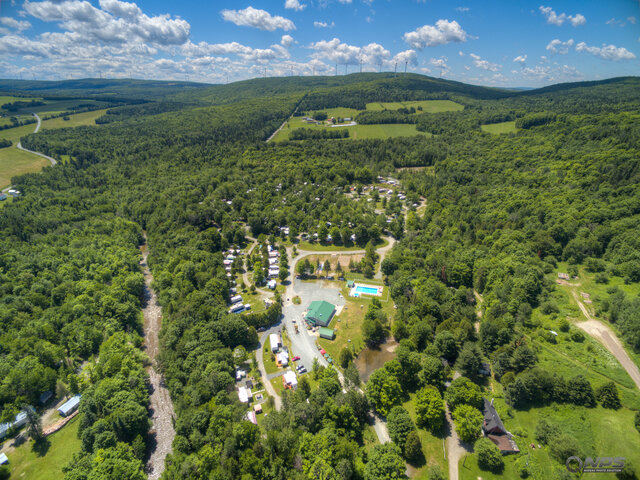 Plan aérien du camping&nbsp;&nbsp;&nbsp;&copy; Camping Soleil