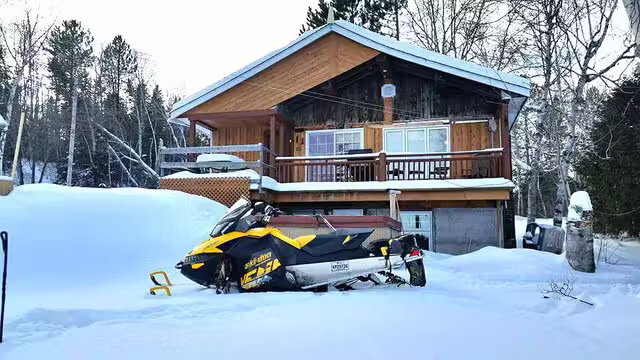 Chalet hiver&nbsp;&nbsp;&nbsp;&copy; S.Bélanger