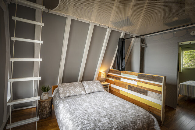 Chambre des maitres avec filet d'habitation au dessus&nbsp;&nbsp;&nbsp;&copy; C.Grenier