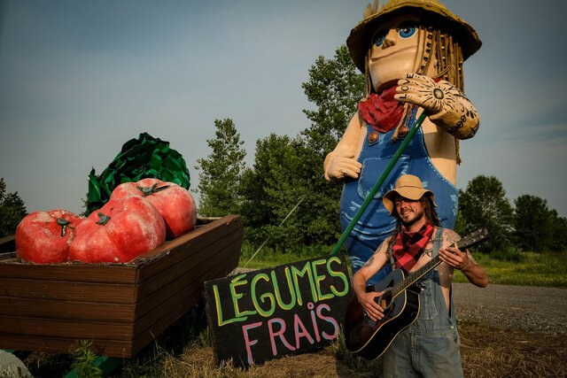 Vincent et le bonhomme&nbsp;&nbsp;&nbsp;&copy; R. Bergeron