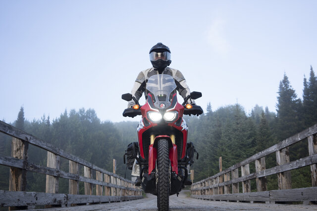 Moto-aventures en sentiers, Laurentides&nbsp;&nbsp;&nbsp;&copy; Fabienne Mace