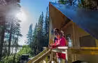 Camping en tente oTENTik © Parcs Canada/ E.Lajeunesse