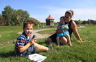 En famille au Lieu historique national&nbsp;&nbsp;&nbsp;&copy; Parcs Canada