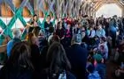 Spectacle dans le pont couvert © A.Bujold