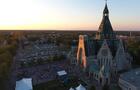 Basilique (coucher de soleil)&nbsp;&nbsp;&nbsp;&copy; S.St-Pierre