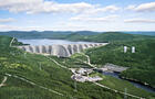 Vue aérienne de la centrale Manic-5&nbsp;&nbsp;&nbsp;&copy; Hydro-Québec