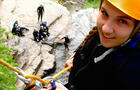 Canyoning à la chute Jean-Larose_1&nbsp;&nbsp;&nbsp;&copy; Canyoning-Québec