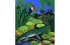 Geneviève JOST Crocodile et toucan&nbsp;&nbsp;&nbsp;&copy; Galerie Valentin