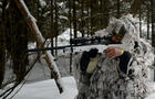 Joueur d'airsoft en hiver&nbsp;&nbsp;&nbsp;&copy; Paintball Fort Ouest inc.