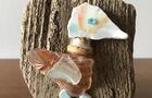 Oiseau de verre de plage © Atelier Bertrand