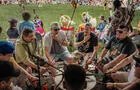 Joueurs de tambour&nbsp;&nbsp;&nbsp;&copy; Tourisme Wendake