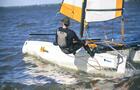 Catamaran en action