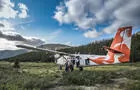 Arrivée par avion Twin Otter dans les Torngats&nbsp;&nbsp;&nbsp;&copy; A-C.Roberge