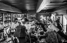 Bar à l'étage lors de la fête de la Saint-Patrick © M-E.Baillargeon
