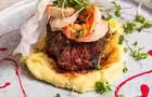Aldea MTL - Filet mignon et crevettes&nbsp;&nbsp;&nbsp;&copy; Aldea