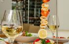Aldea MTL - Brochette de crevettes et calmars&nbsp;&nbsp;&nbsp;&copy; Aldea