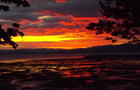 Coucher de soleil d'automne © Motel Cap Blanc