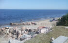 Vue sur la plage