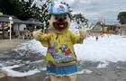 Jeux d'eau et mascotte&nbsp;&nbsp;&nbsp;&copy; Domaine du Lac Cristal