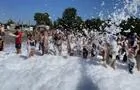Mousse sur les jeux d'eau&nbsp;&nbsp;&nbsp;&copy; Domaine Lac Cristal