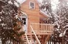 Chalet dans les arbres Mont-Mégantic © Camping et chalet dans les arbres, Mont-Mégantic