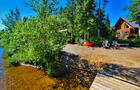 Le Maikan - Plage privée et accès au lac © Au Chalet en Bois Rond
