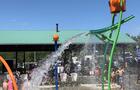 Jeux d'eau&nbsp;&nbsp;&nbsp;&copy; Camping Aventure Mégantic inc.