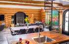 Ilot de cuisine salle à diner salon