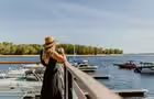 Vue de la terrasse du toit © Studio héberegements flottants