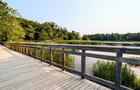 Memphremagog greenway à Newport - La Frontaliére - Le Québec à vélo © NCDD