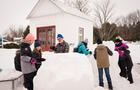 Sculpture sur neige Féerie d'hiver&nbsp;&nbsp;&nbsp;&copy; Julie De Leemans  photographe