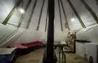Tipi intérieur le soir&nbsp;&nbsp;&nbsp;&copy; Simon Gagnon