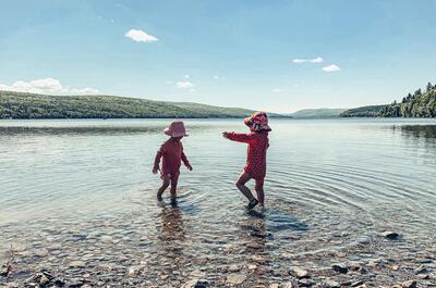 Plage du camping municipal d&rsquo;Eau Claire